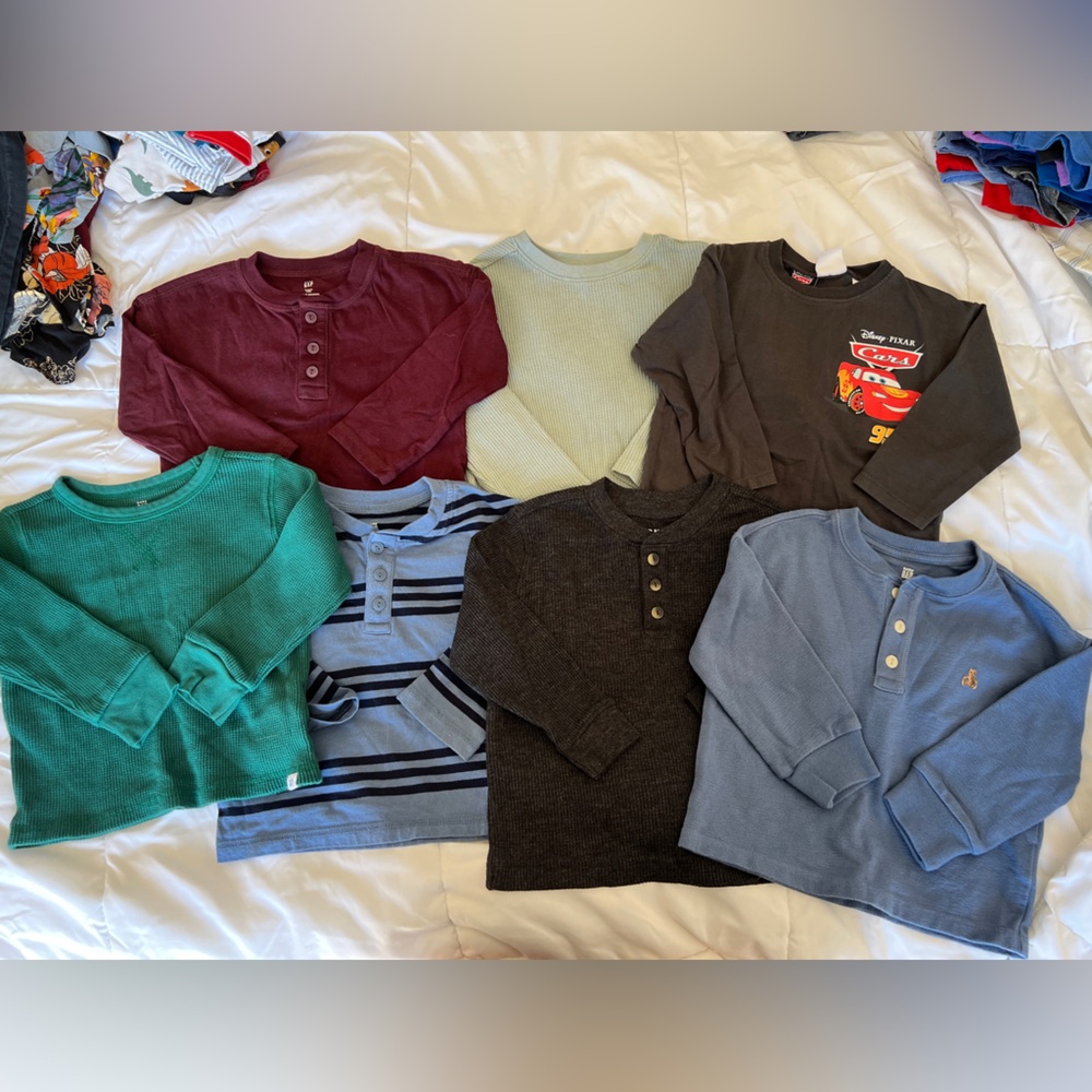 2T Boys Long Sleeve Shirt Bundle